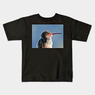 Hummingbird Macro Photo Kids T-Shirt